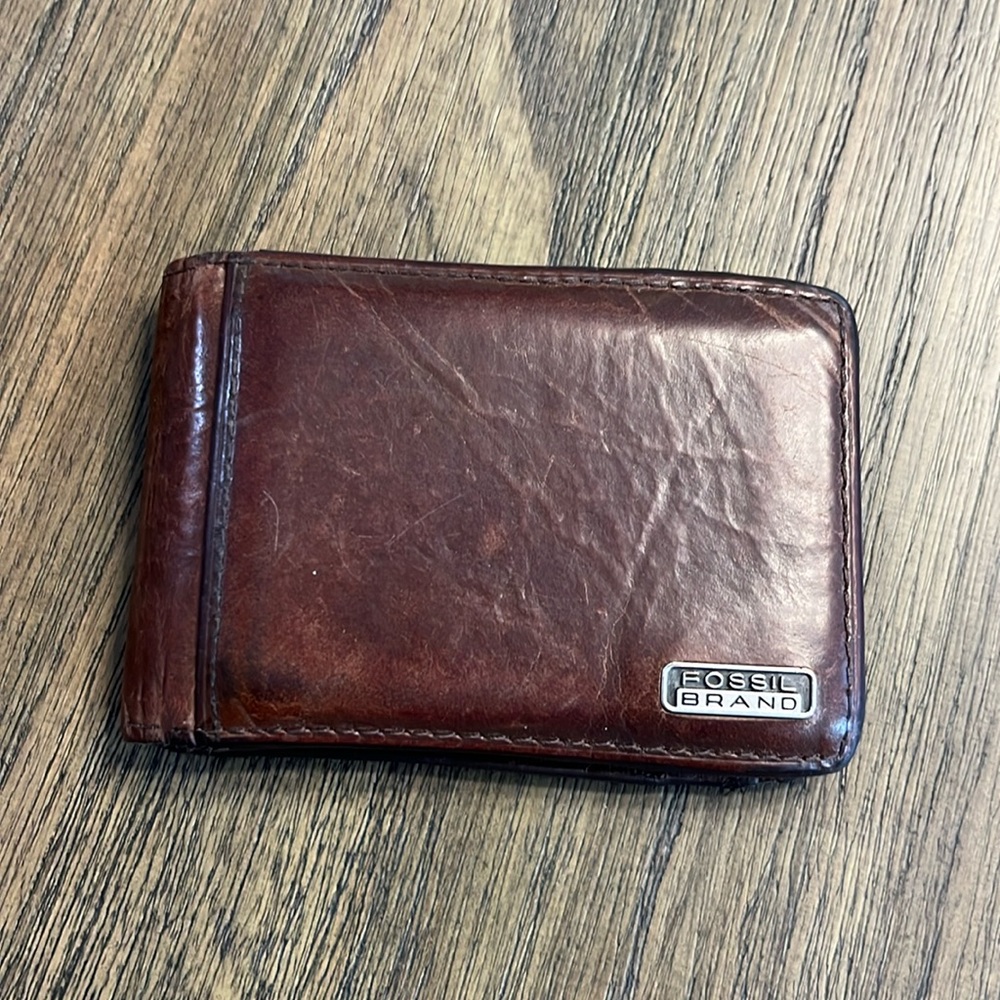 Fossil Leather Bifold Wallet
